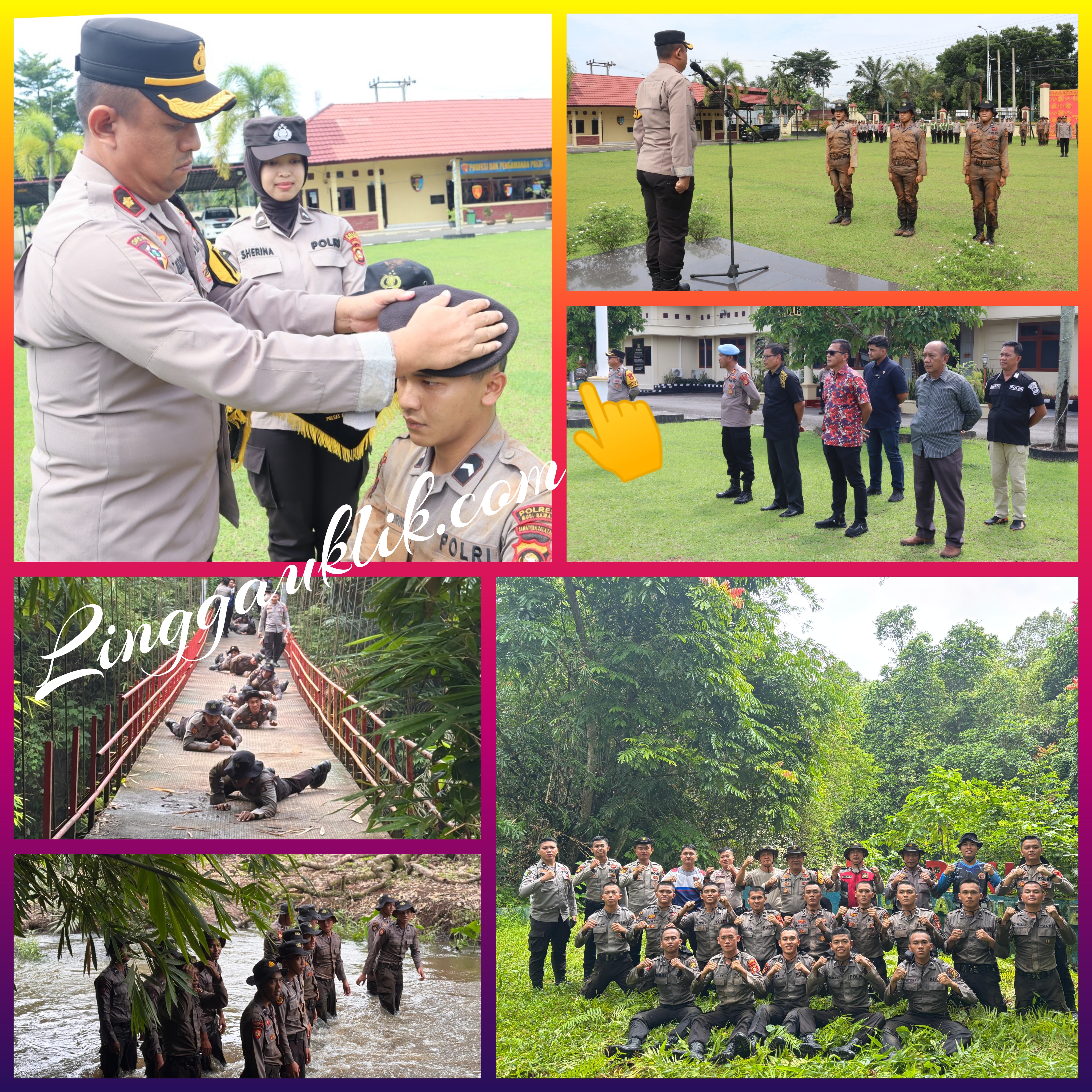 14 Bintara Remaja Angkatan 52 Gelombang II Tahun 2024 Dibaret, Wakapolres Musi Rawas : Terus Belajar, Berikan Inovasi dan Jadilah Polisi Baik Bagi Masyarakat