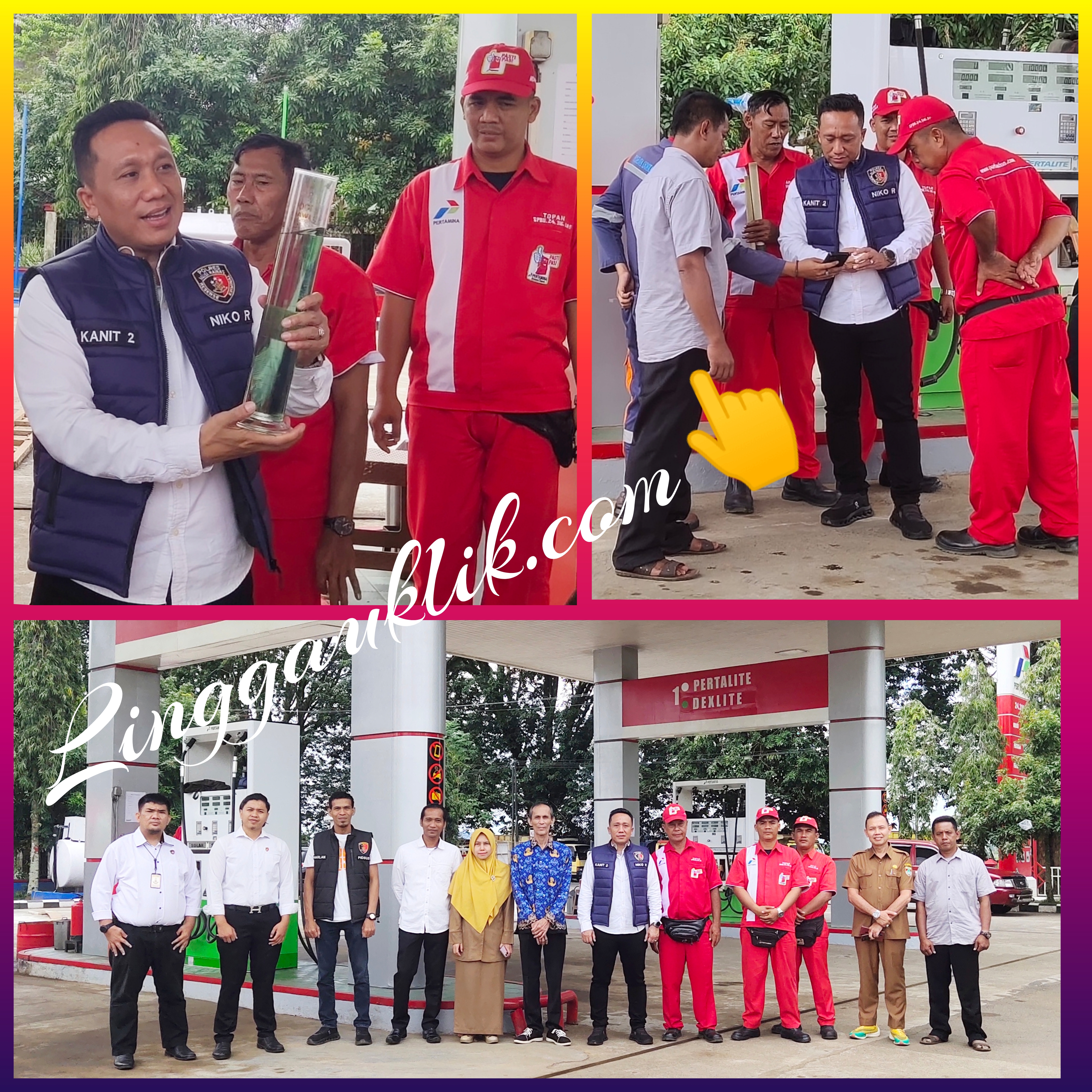 Giliran SPBU Pertamina 24.316.91 di Monitoring Unit Pidsus Satreskrim Polres Mura Bersama Intansi Terkait