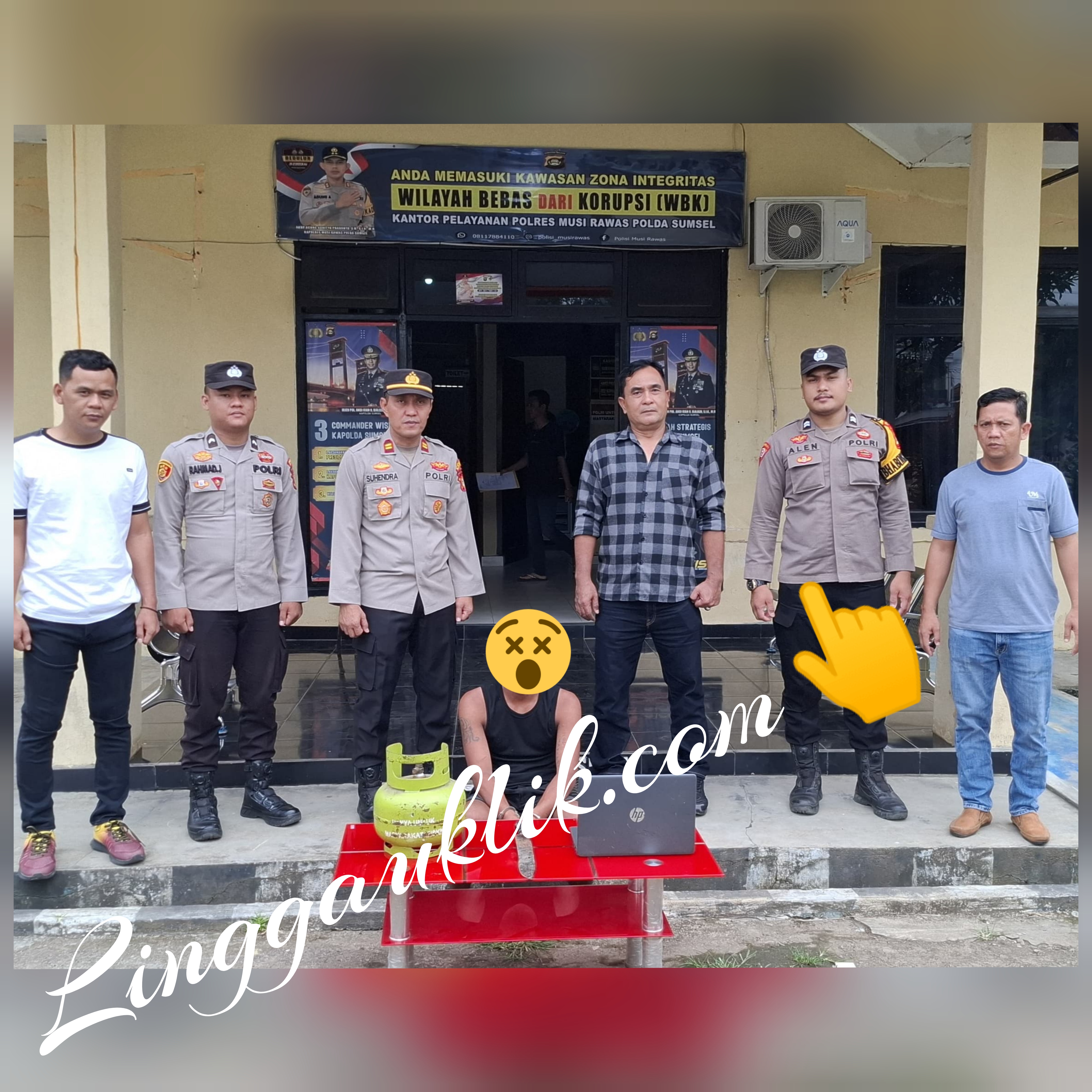Curi Leptop dan Bobol Rumah Honorer SDN 4 Muara Kelingi, AW Meringkuk di Balik Jeruji Besi