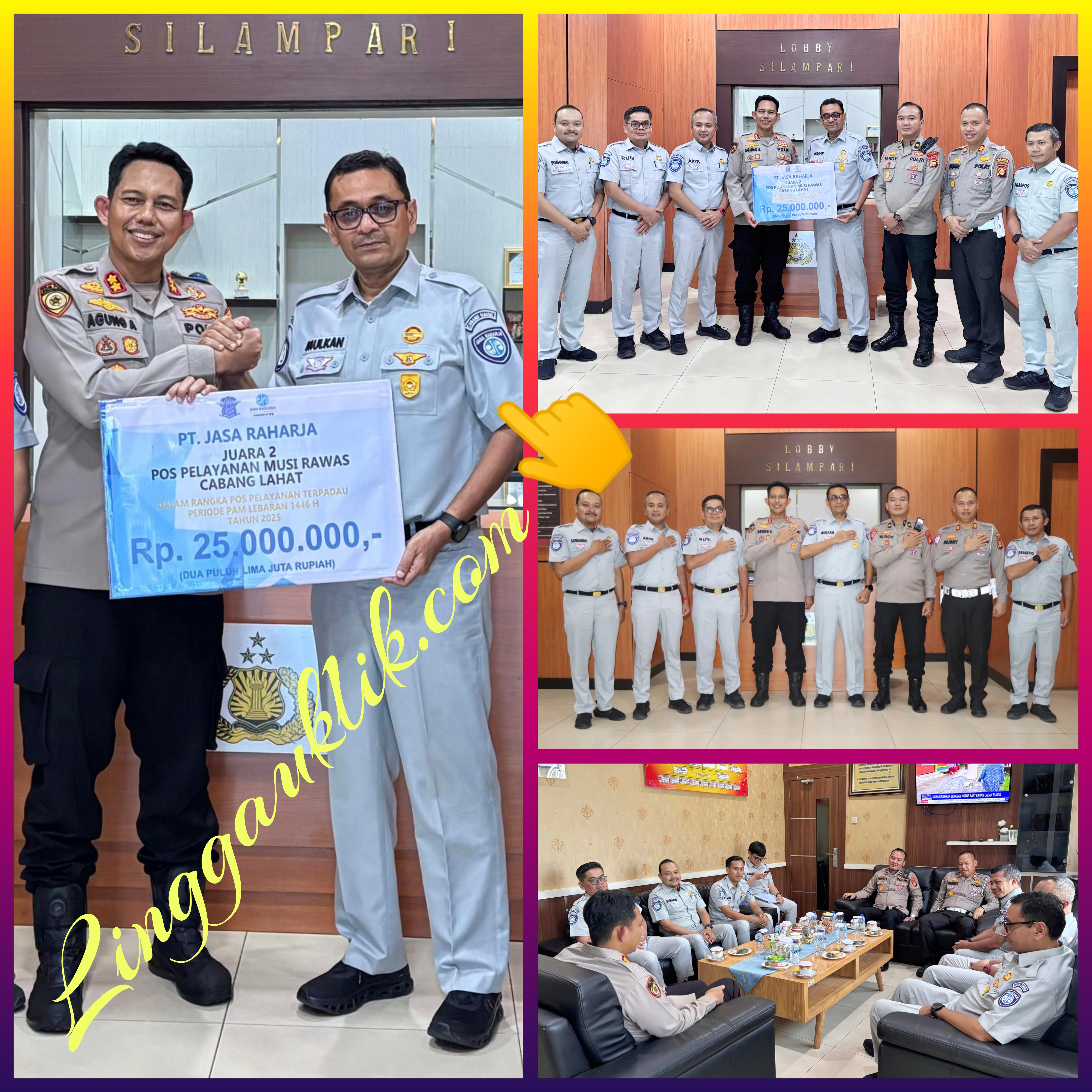 Percepat Pencapain Predikat WBK, Satlantas Polres Musi Rawas Raih Juara 2 Pos Pelayanan Terpadu Pengamanan Lebaran Tingkat Nasional