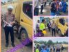 Tingkatkan Kamseltibcarlantas, Satlantas Polres Musi Rawas Lakukan Ramp Check Kendaraan Mobil Tangki PT SRMD