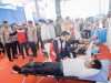 Maybe Day, Ketua KSBSI dan Kapolda Sumsel Apresiasi Buruh di Musi Rawas Ikut Donor Darah
